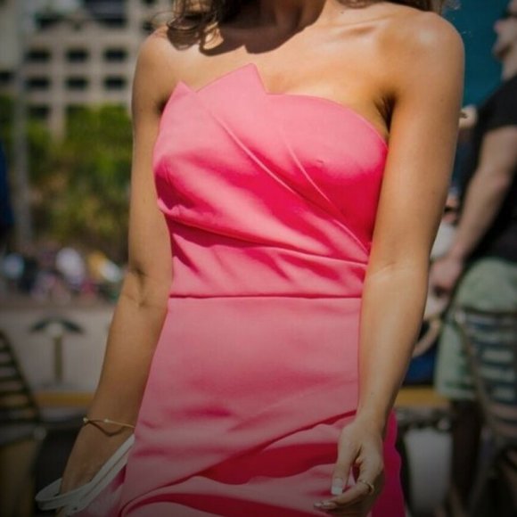 SHEIKE Pink Bustier Strapless Top NWT RRP$129 - Picture 2 of 8